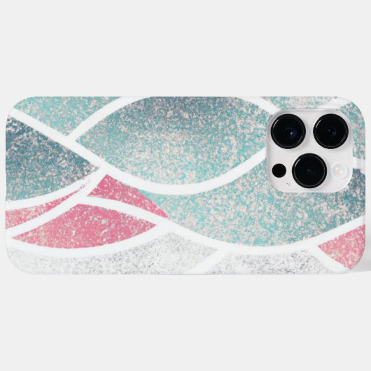 Kust/strand abstracte golven Case-Mate iPhone case (Achterkant (horizontaal))