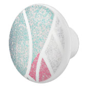 Kust/strand abstracte golven keramische knop (Rechts)