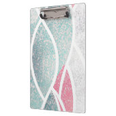 Kust/strand abstracte golven klembord (Links)