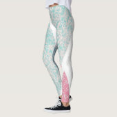 Kust/strand abstracte golven leggings (Links)