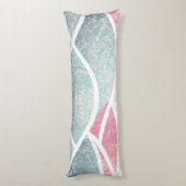 Kust/strand abstracte golven lichaamskussen (Achterkant (Verticaal))