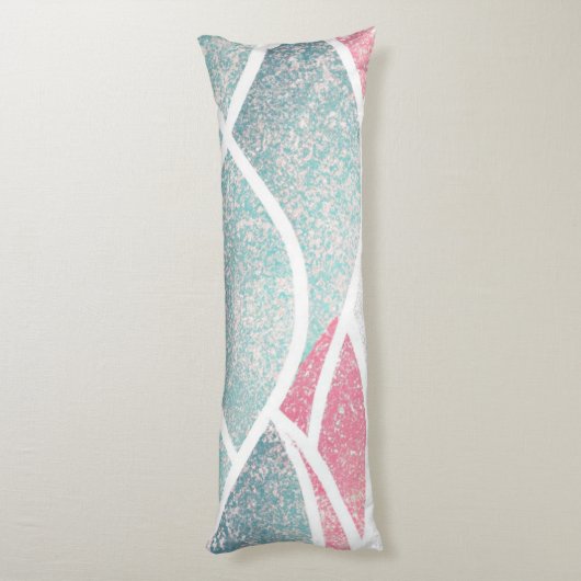 Kust/strand abstracte golven lichaamskussen (Achterkant (Verticaal))