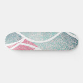 Kust/strand abstracte golven persoonlijk skateboard (Horizontaal)