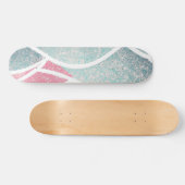 Kust/strand abstracte golven persoonlijk skateboard (Horizontaal)