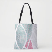 Kust/strand abstracte golven tote bag (Voorkant)