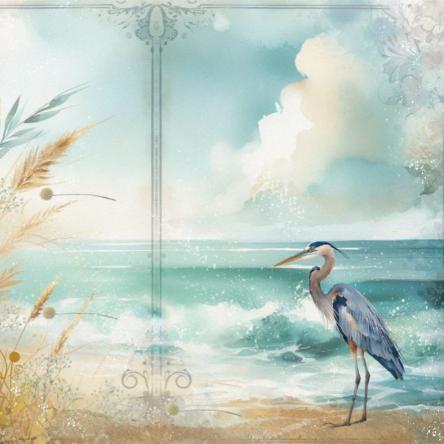 Kust Strand Decoupage Rommel Journaal Scrapboek (Coastal Beach Decoupage Junk Journal Scrapbook)