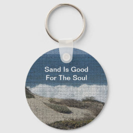 Kust Strand Landschap Foto Vakantie Ocean Waves Sleutelhanger