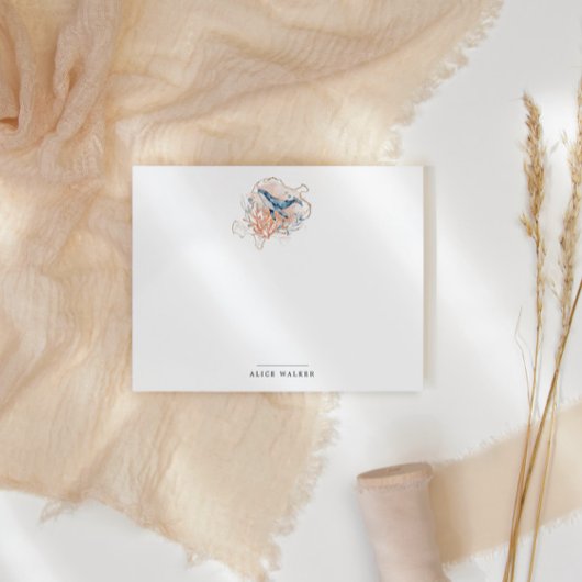 kust strand mariene goud Stationery Note Kaart Notitiekaartje
