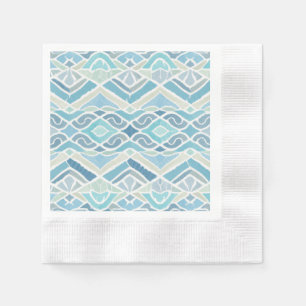 Kust-/strand-/marineblauw Servet