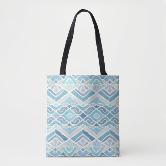 Kust-/strand-/marineblauw Tote Bag (Voorkant)