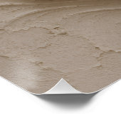 Kust strand muur kunst print poster (Hoek)