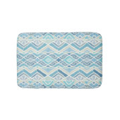 Kust/strand/nautisch blauw badmat (Voorkant)