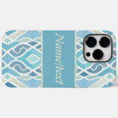 Kust/strand/nautisch blauw Case-Mate iPhone case (Achterkant (horizontaal))