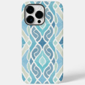 Kust/strand/nautisch blauw Case-Mate iPhone case (Achterkant)