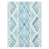 Kust/strand/nautisch blauw tafelkleed (Voorkant)