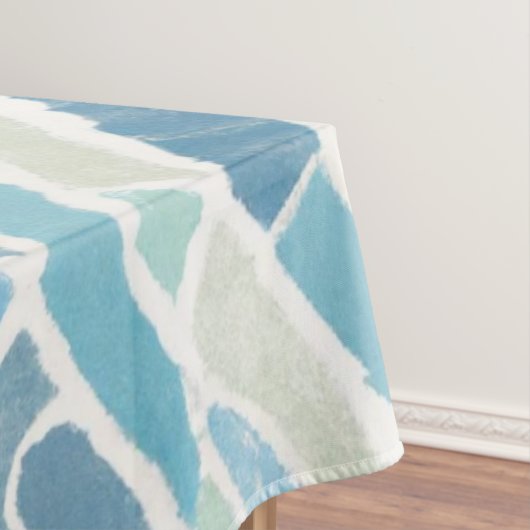 Kust/strand/nautisch blauw tafelkleed (Voorbeeld)