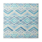 Kust/strand/nautisch blauw tegeltje (Voorkant)