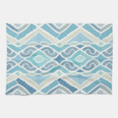 Kust/strand/nautisch blauw theedoek (Horizontaal)