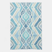 Kust/strand/nautisch blauw theedoek (Verticaal)