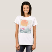 Kust/strand/nautisch zonnig T-shirt (Voorkant volledig)