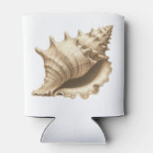 Kust/strand/nautische schelp blikjeskoeler (Achterkant)