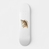 Kust/strand/nautische schelp persoonlijk skateboard (Voorkant)