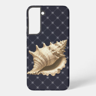Kust/strand/nautische schelp samsung galaxy hoesje