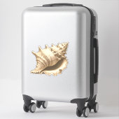 Kust/strand/nautische schelp sticker (Koffer)