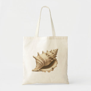 Kust/strand/nautische schelp tote bag