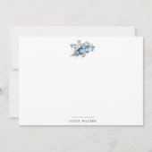kust strand shell goud Stationery Note Kaart Notitiekaartje (Voorkant)
