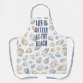 Kust Strand Zee Schelpen Schort (Voorkant)