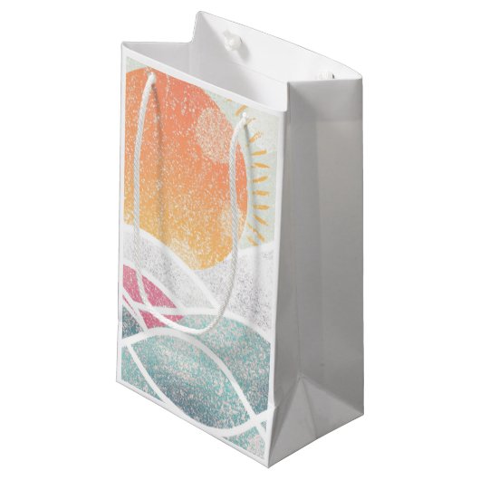 Kust/strand/zonnig Klein Cadeauzakje (Voorkant Gekanteld)