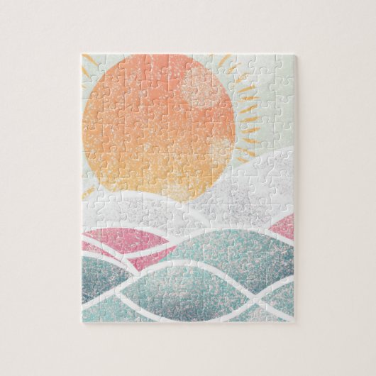 Kust/strand/zonnig Legpuzzel (Verticaal)