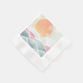 Kust/strand/zonnig Servet (Hoek)