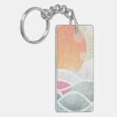 Kust/strand/zonnig  sleutelhanger (Voorkant Links)