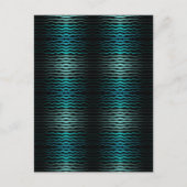 Kust Strand Zout Turquoise Golven Abstracte Kunst Briefkaart (Voorkant)