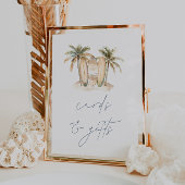 Kust Surf Baby shower Kaarten & Geschenken Teken Poster