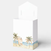 Kust Surf Thema Baby shower Bedankdoosjes (Geopend)