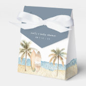 Kust Surf Thema Baby shower Bedankdoosjes (Voorkant Zijde)