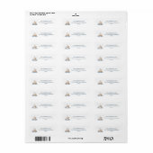 Kust Teddy Bear Zeevaart Etiket (Full Sheet)