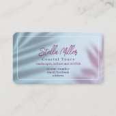 Kust Tours Elegante Toeristische Gids Visitekaartje (Voorkant)
