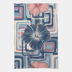 Kust Tropisch Hibiscus Patroon (10) Theedoek