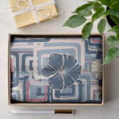 Kust Tropisch Hibiscus Patroon (10) Tissuepapier (Geschenk)