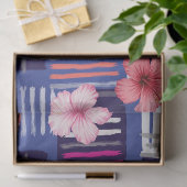 Kust Tropisch Hibiscus Patroon (12) Tissuepapier (Geschenk)