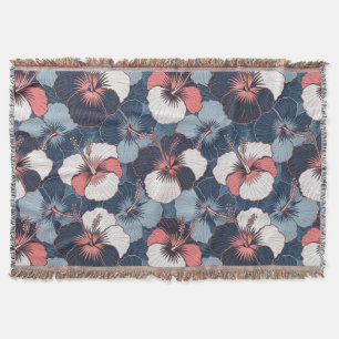 Kust Tropisch Hibiscus Patroon (14) Deken