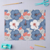 Kust Tropisch Hibiscus Patroon (1) Tissuepapier (Craft)