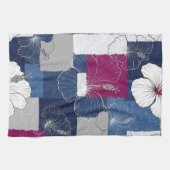 Kust Tropisch Hibiscus Patroon (5) Theedoek (Horizontaal)