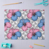 Kust Tropisch Hibiscus Patroon (5) Tissuepapier (Craft)