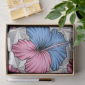 Kust Tropisch Hibiscus Patroon (5) Tissuepapier (Geschenk)