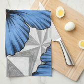 Kust Tropisch Hibiscus Patroon (6) Theedoek (Quarter Fold)